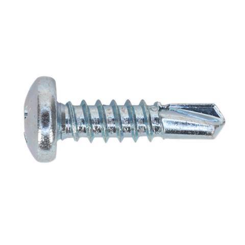 Zinc Plated Self-Drilling Pan Head Phillips Screw 4.8 x 19mm - Pack of 100