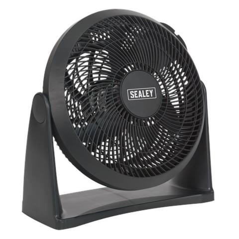 12" Small Desk Fan 3-Speed 230V
