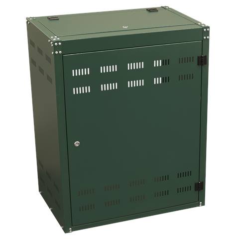 Solid Gas Cylinder Safety Cabinet - 2 x 19kg