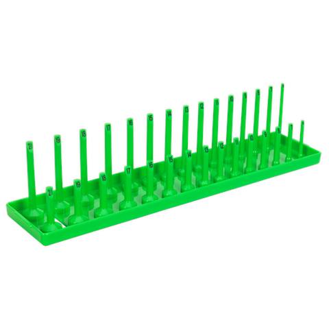 Premier Socket Holder 3/8"Sq Drive 6-21mm - Hi-Vis Green