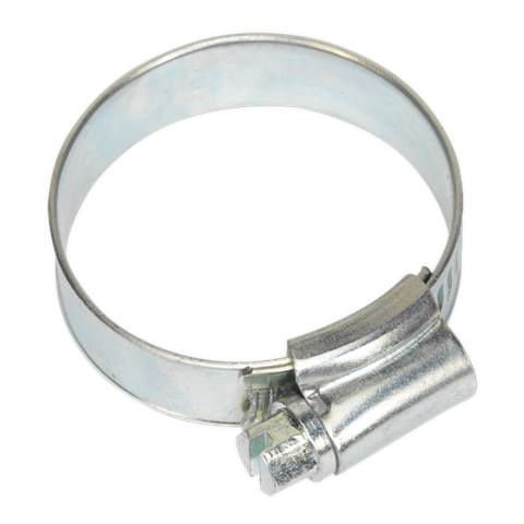 Zinc Plated Hose Clip 25-38mm - Pack of 20