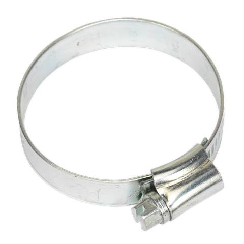 Zinc Plated Hose Clip 38-57mm - Pack of 20