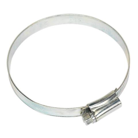 Zinc Plated Hose Clip 70-89mm - Pack of 10