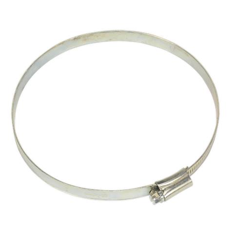Zinc Plated Hose Clip 120-140mm - Pack of 10