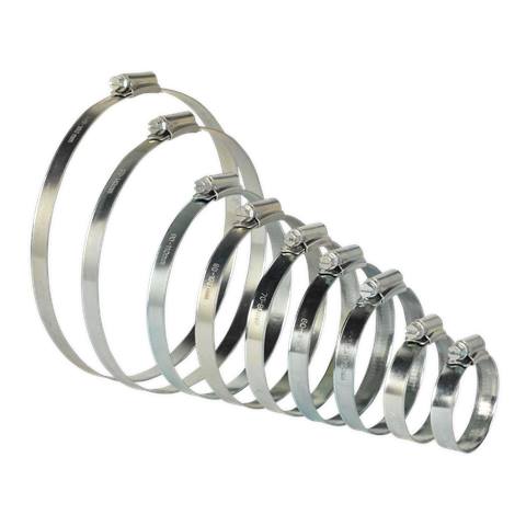 Zinc Plated Hose Clip Assortment 44-160mm 26pc