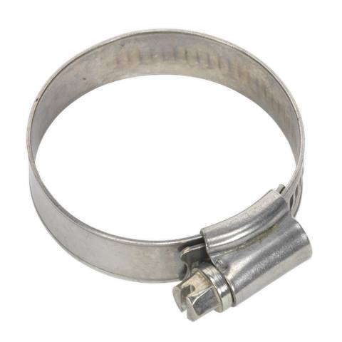 Stainless Steel Hose Clip 32-44mm - Pack of 10