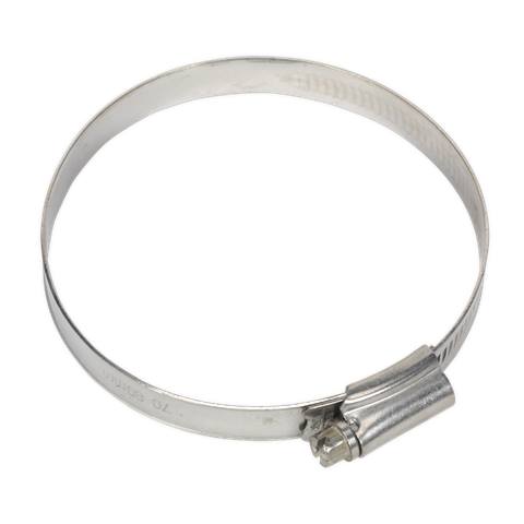 Stainless Steel Hose Clip 70-89mm - Pack of 5