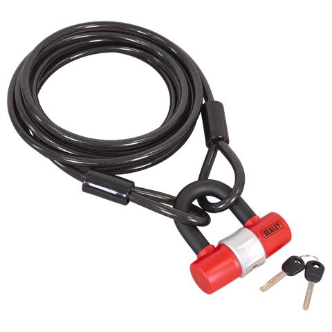 Motorcycle Cable Lock 10mm x 5m