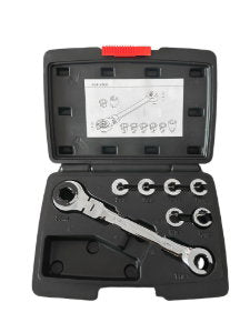 7 Pc 72T Ratchet Flare Nut Wrench
