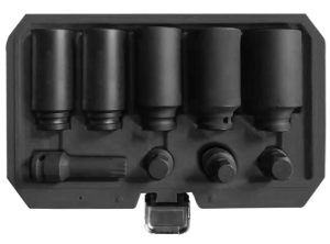 9PC 1/2"Dr. Hub Impact Socket Set