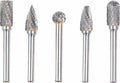 Powerhand Burr set - 6mm shank dia, 65mm length
