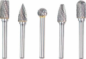 Powerhand Burr set - 6mm shank dia, 65mm length