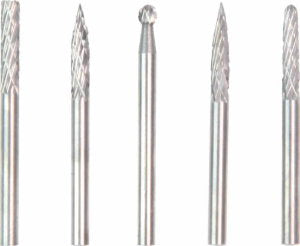 Powerhand Burr Set - 3mm shank dia, 38mm length