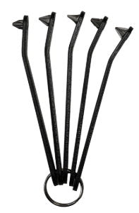 Powerhand 5Pc Ultra Low Profile Offset Screwdriver Set