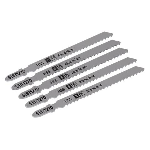 Jigsaw Blade for Aluminium 100mm 8tpi - Pack of 5