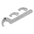 Adjustable C-Spanner Hook & Pin Wrench Set 32-76mm 4pc