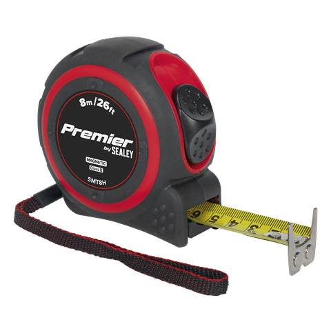 Premier Heavy-Duty Tape Measure 8m(26ft)