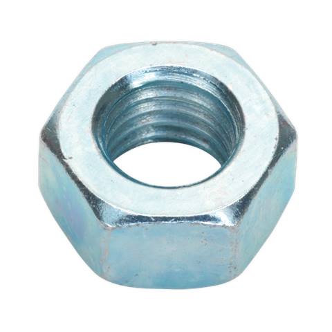 Zinc Plated Steel Nut M12, DIN 934 - Pack of 25