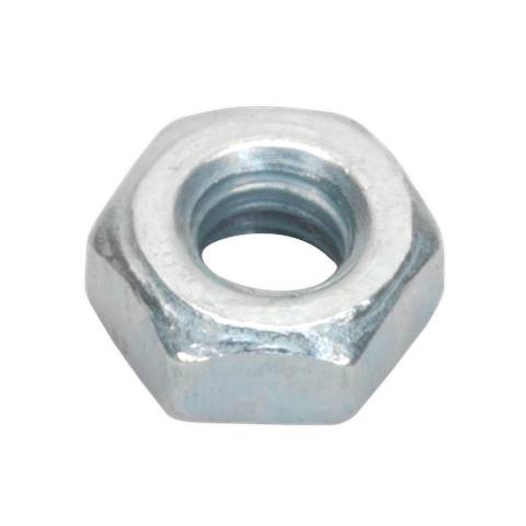 Zinc Plated Steel Nut M3, DIN 934 - Pack of 100