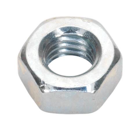 Zinc Plated Steel Nut M6, DIN 934 - Pack of 100