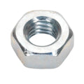 Zinc Plated Steel Nut M6, DIN 934 - Pack of 100