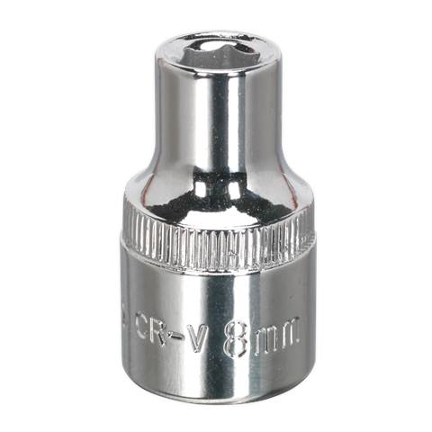 Premier Fully Polished Socket 1/2"Sq Drive 8mm