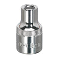 Premier Fully Polished Socket 1/2"Sq Drive 8mm