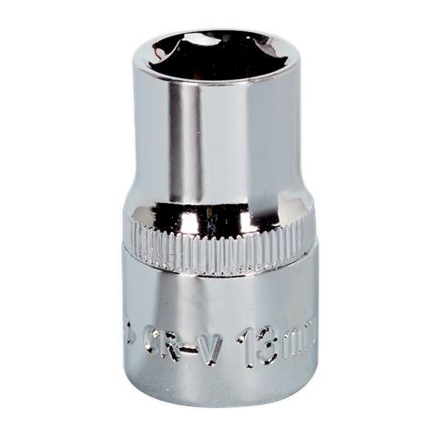 Premier Fully Polished Socket 1/2"Sq Drive 13mm