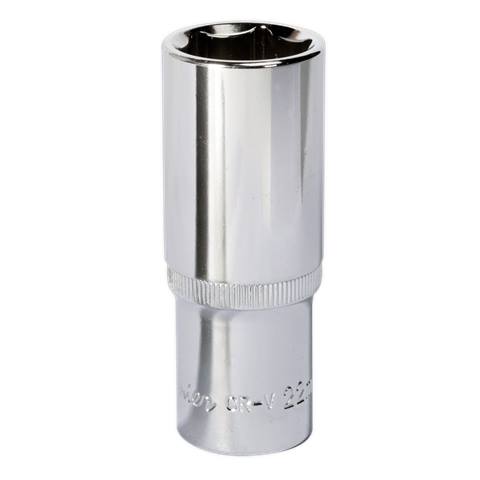 Premier Fully Polished Deep Socket 1/2"Sq Drive 22mm