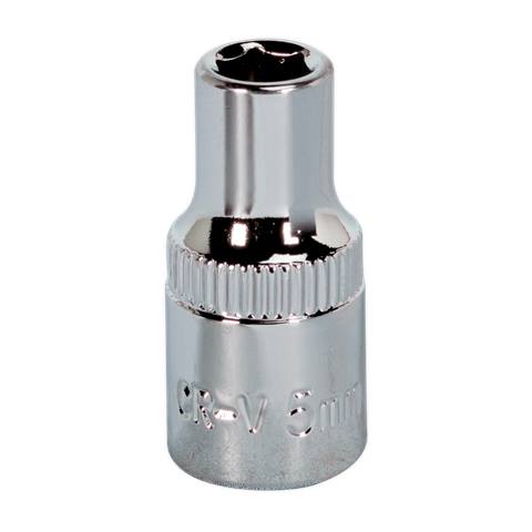 Premier Fully Polished Socket 1/4"Sq Drive 5mm