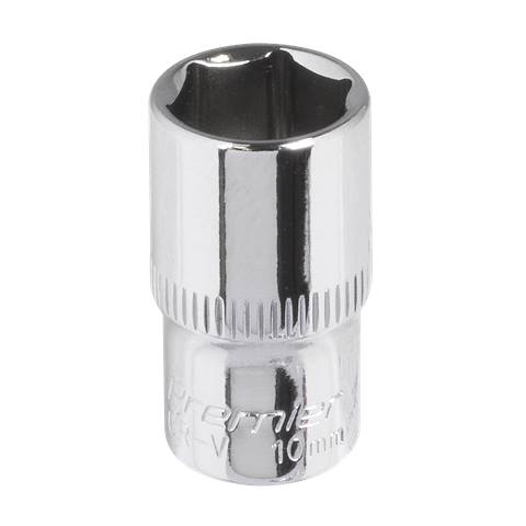 Premier Fully Polished Socket 1/4"Sq Drive 10mm