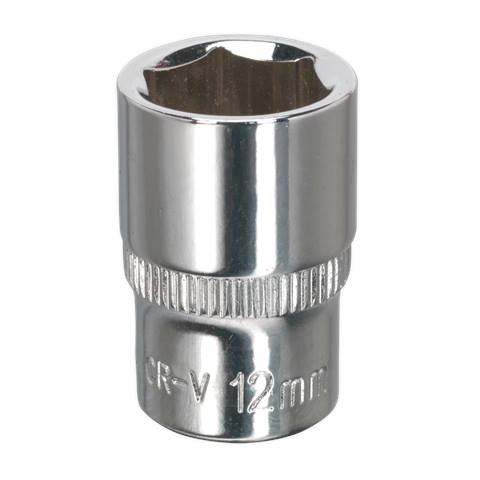 Premier Fully Polished Socket 1/4"Sq Drive 12mm