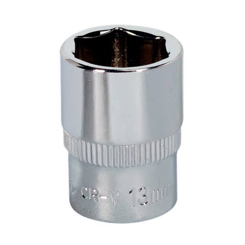 Premier Fully Polished Socket 1/4"Sq Drive 13mm
