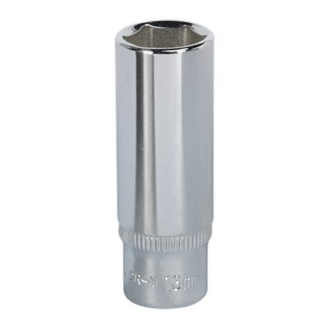 Premier Fully Polished Deep Socket 1/4"Sq Drive 13mm