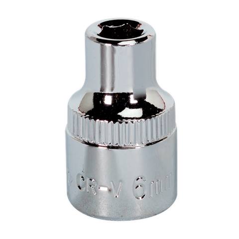 Premier Fully Polished Socket 3/8"Sq Drive 6mm