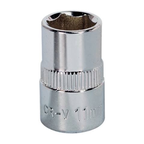 Premier Fully Polished Socket 3/8"Sq Drive 11mm