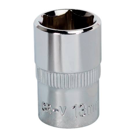 Premier Fully Polished Socket 3/8"Sq Drive 13mm