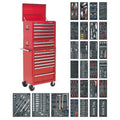 Superline PRO® Tool Chest Combination 14 Drawer with 1179pc Tool Kit - Red