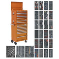 Superline PRO® Tool Chest Combination 14 Drawer with 1179pc Tool Kit - Orange