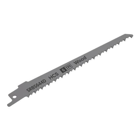 Reciprocating Saw Blade for Clean Wood 150mm 6tpi - Pack of 5