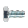 8.8 Zinc Plated HT Setscrew M10 x 20mm, DIN 933 - Pack of 25
