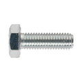 8.8 Zinc Plated HT Setscrew M10 x 30mm, DIN 933 - Pack of 25