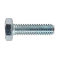 8.8 Zinc Plated HT Setscrew M10 x 35mm, DIN 933 - Pack of 25