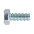 8.8 Zinc Plated HT Setscrew M4 x 16mm, DIN 933 - Pack of 50