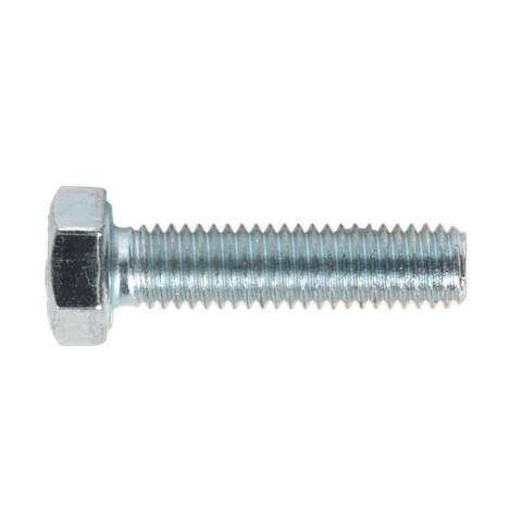 8.8 Zinc Plated HT Setscrew M5 x 20mm, DIN 933 - Pack of 50