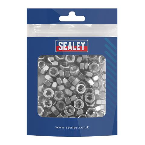 Stainless Steel Nut M6 x 1mm pitch, DIN 934 - Pack of 100
