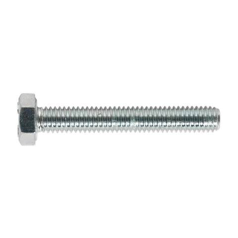8.8 Zinc Plated HT Setscrew M6 x 40mm, DIN 933 - Pack of 50