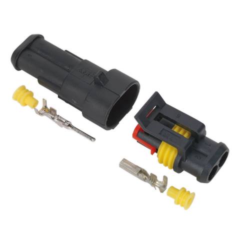 2-Way Superseal Male & Female Connector - 1 pair