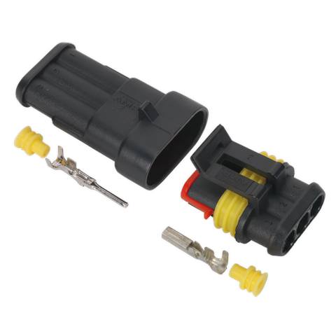 3-Way Superseal Male & Female Connector