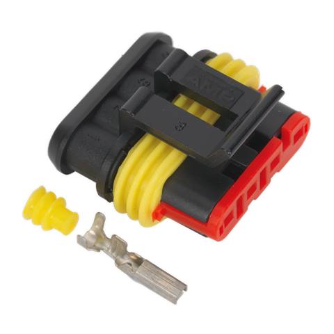 4-Way Superseal Female Connector - Pack of 3